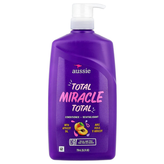 Aussie, Total Miracle, Conditioner With Apricot Oil, For All Hair Types, 26.2 fl oz (778 ml)