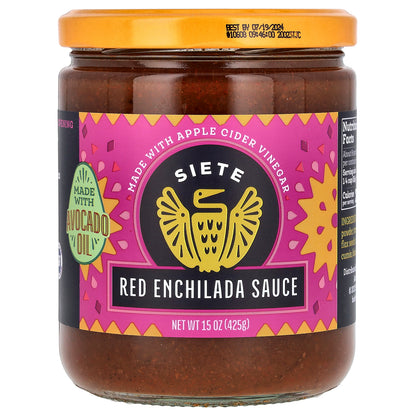 Siete, Red Enchilada Sauce, 15 oz (425 g)