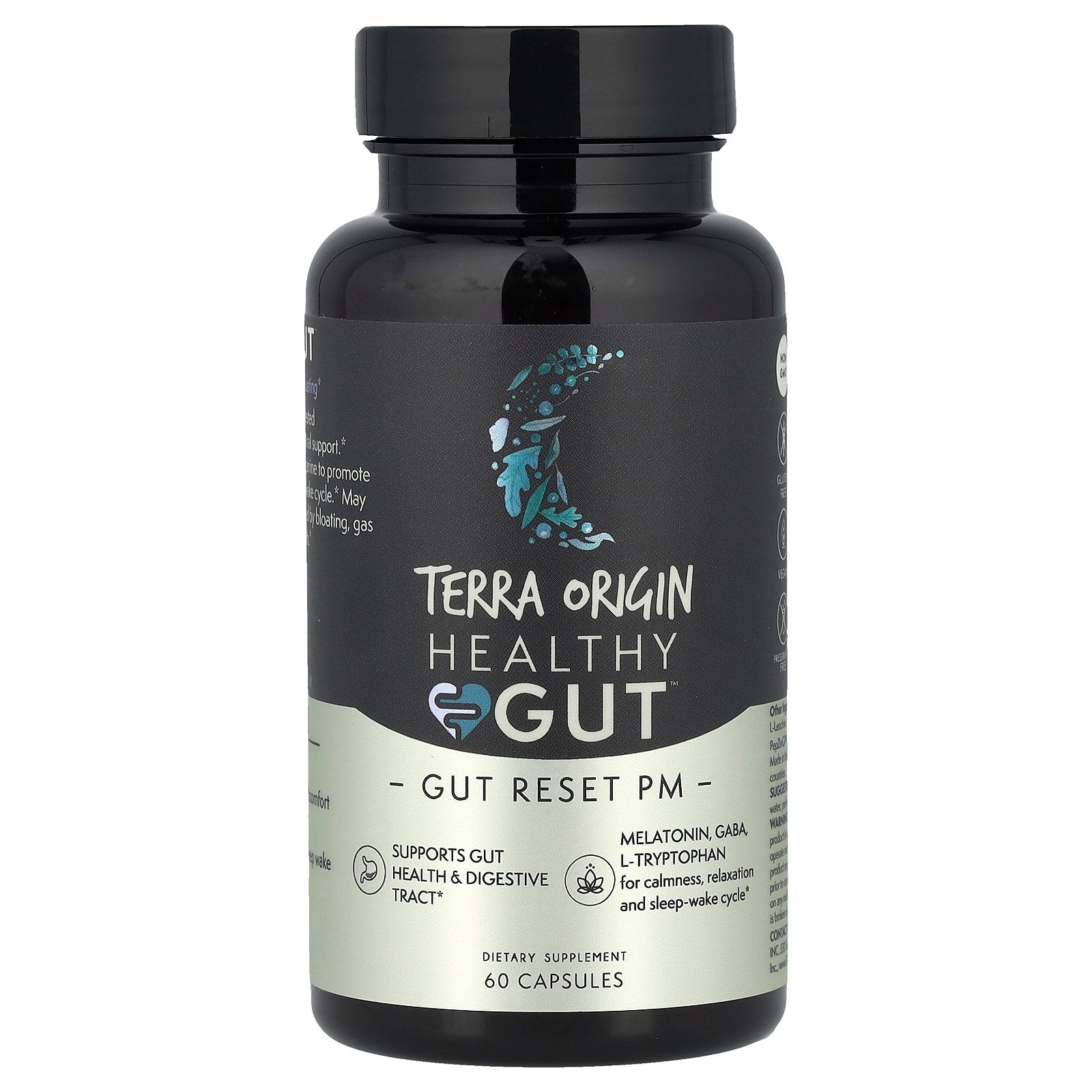 Terra Origin, Healthy Gut™ Reset PM, 60 Capsules