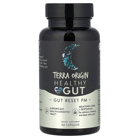 Terra Origin, Healthy Gut™ Reset PM, 60 Capsules