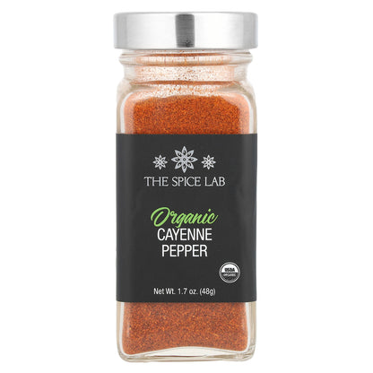 The Spice Lab, Organic Cayenne Pepper, 1.7 oz (48 g)