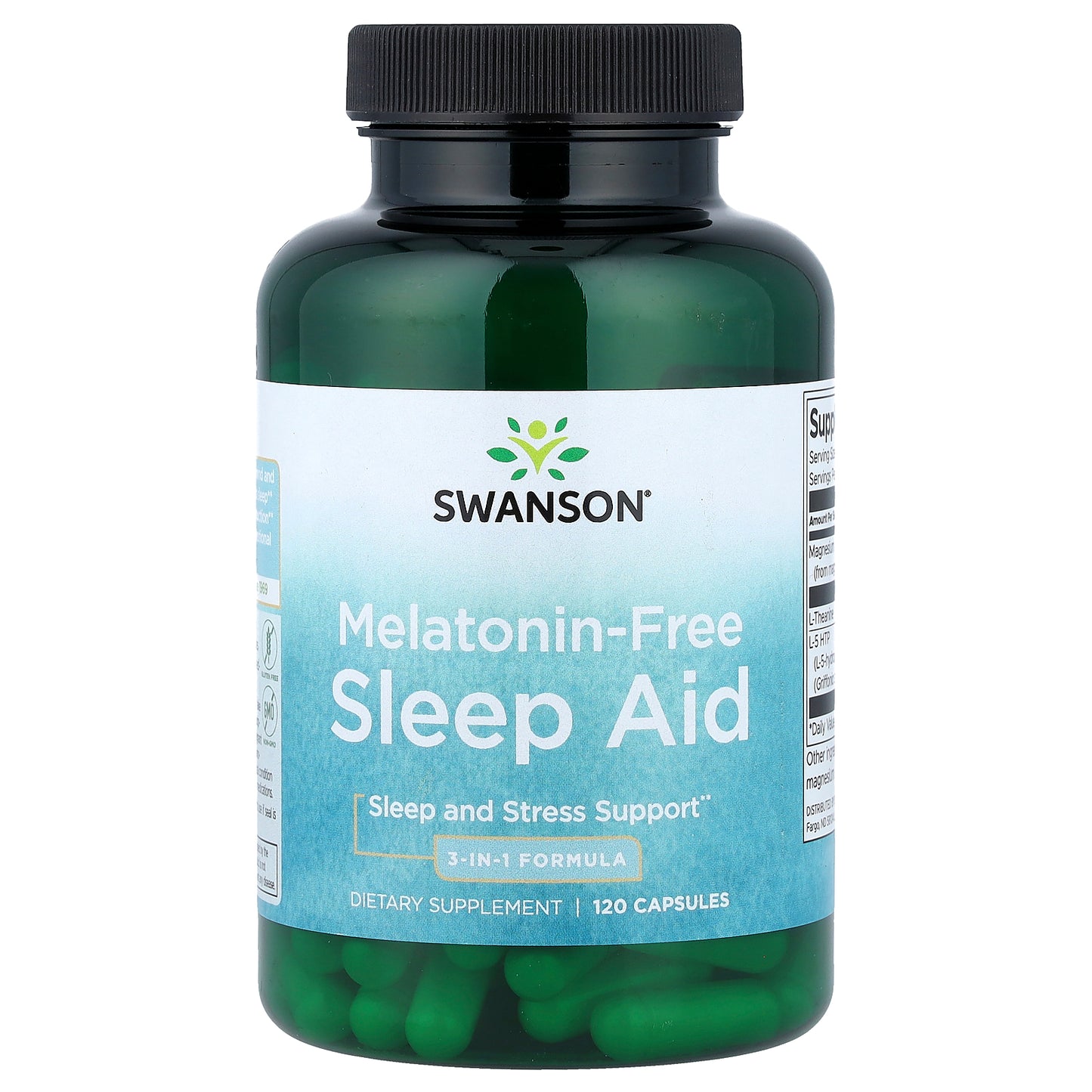 Swanson, Melatonin-Free Sleep Aid, 120 Capsules