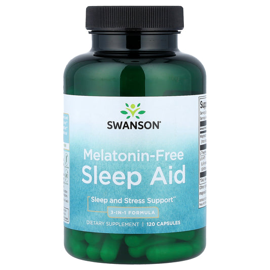 Swanson, Melatonin-Free Sleep Aid, 120 Capsules