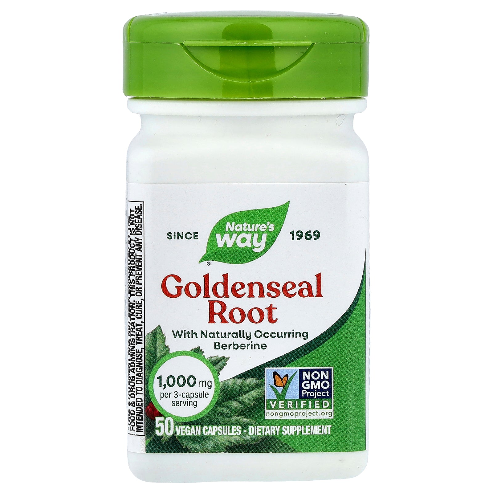 Nature's Way, Goldenseal Root, 50 Vegan Capsules (333 mg per Capsule)