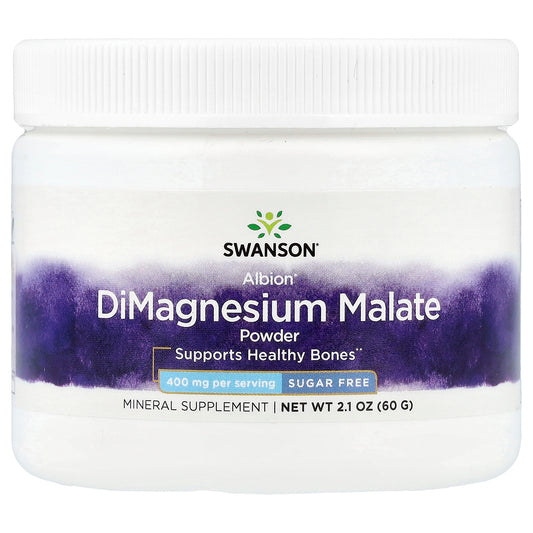 Swanson, DiMagnesium Malate Powder, 2.1 oz (60 g)
