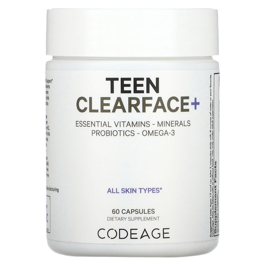 Codeage, Teen Clearface Vitamins, 60 Capsules