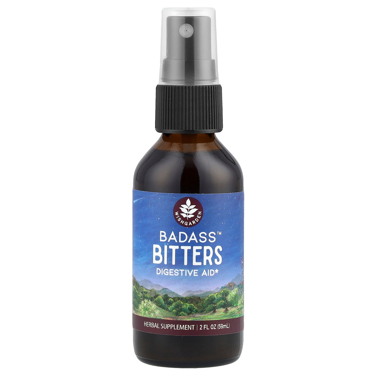 WishGarden Herbs, Badass™ Bitters, 2 fl oz (59 ml)