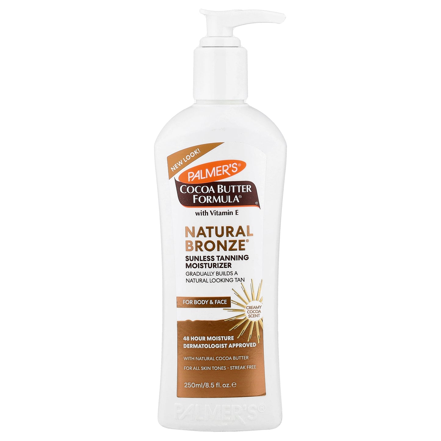 Palmer's, Cocoa Butter Formula® with Vitamin E, Natural Bronze®, Sunless Tanning Moisturizer, 8.5 fl oz (250 ml)