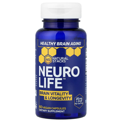 Natural Stacks, NeuroLife™, 60 Vegan Capsules