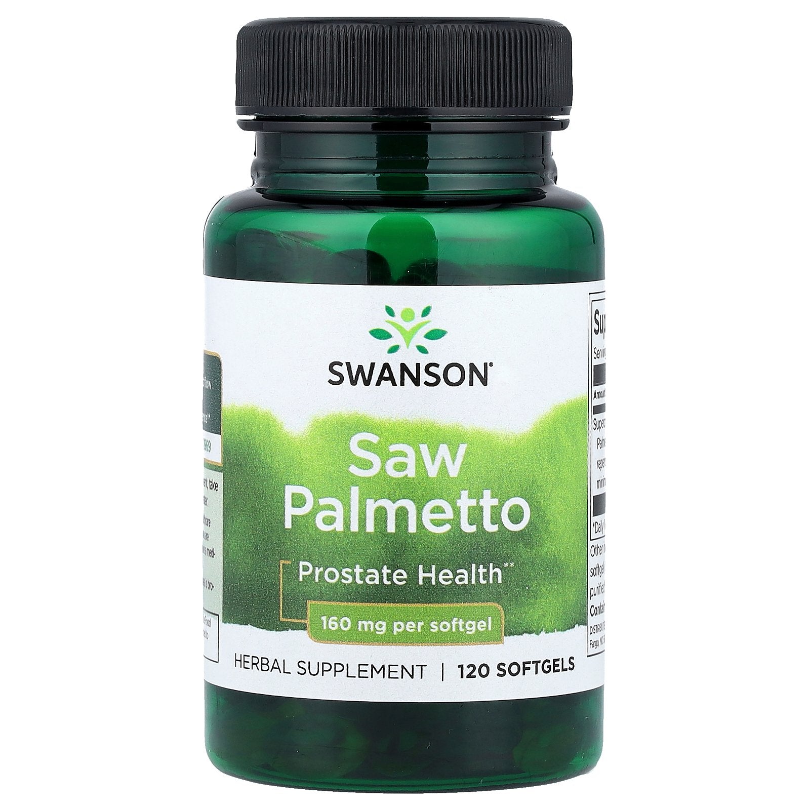 Swanson, Saw Palmetto, 160 mg, 120 Softgels