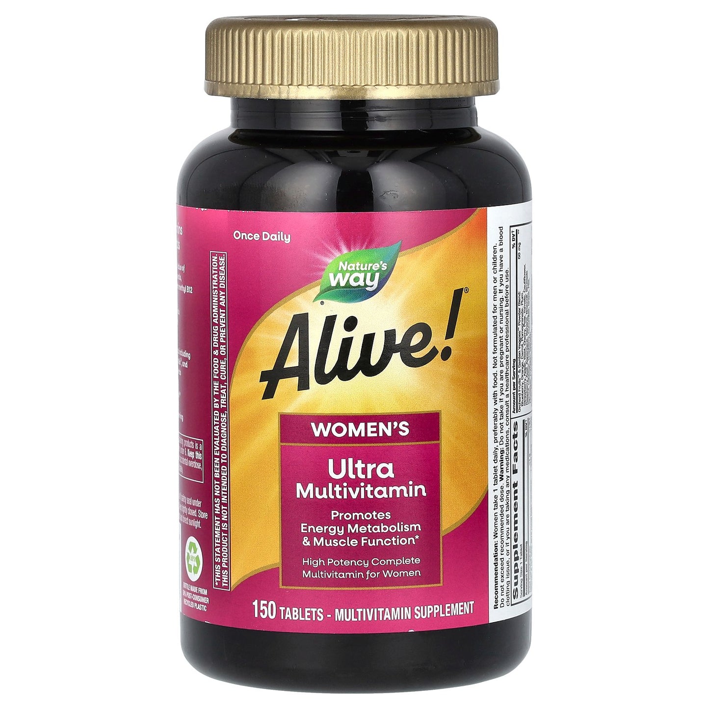 Nature's Way, Alive! Women's Ultra Multivitamin, 150 Tablets