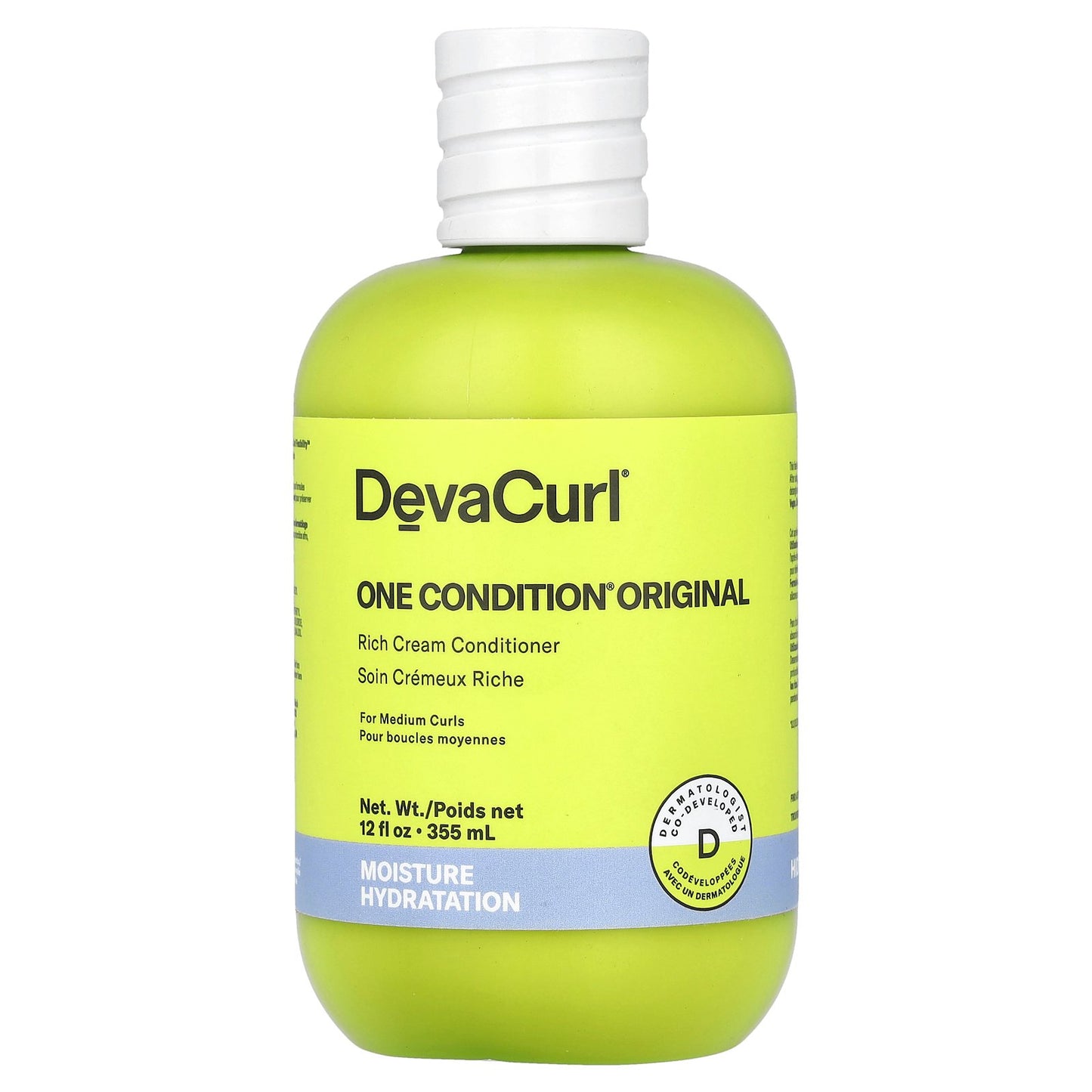 DevaCurl, One Condition® Original, Rich Cream Conditioner, For Medium Curls, 12 fl oz (355 ml)