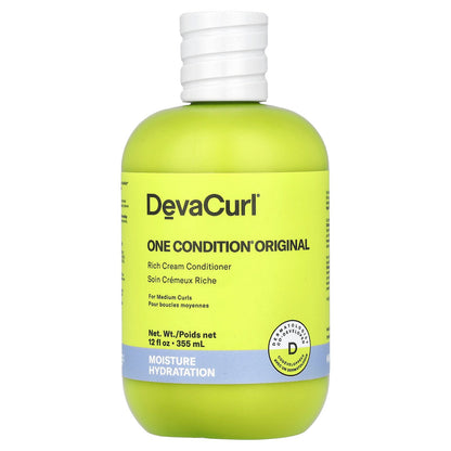 DevaCurl, One Condition® Original, Rich Cream Conditioner, For Medium Curls, 12 fl oz (355 ml)