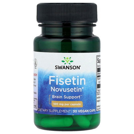 Swanson, Fisetin Novusetin®, 100 mg, 30 Vegan Caps