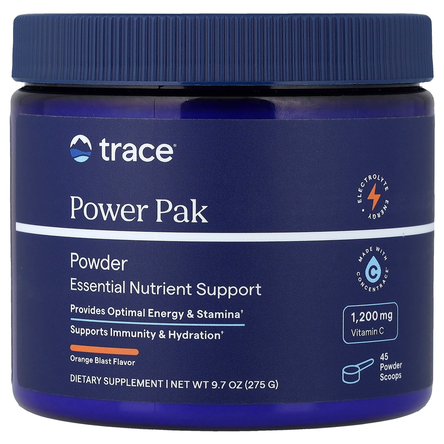 Trace, Power Pak, Orange Blast, 9.7 oz (275 g)