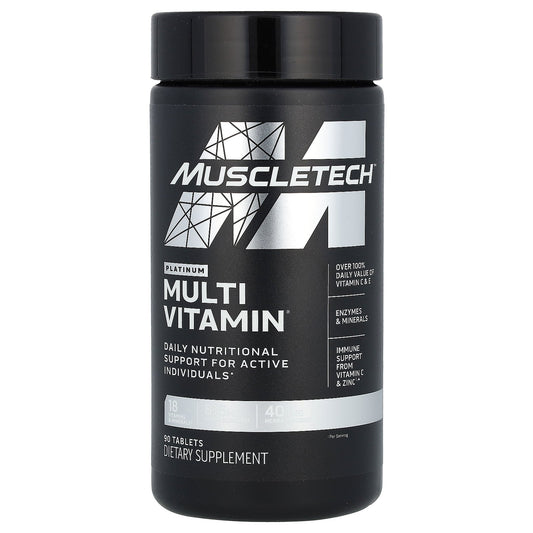 MuscleTech, Platinum MultiVitamin, 90 Tablets