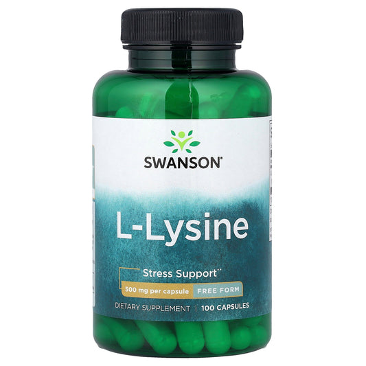 Swanson, L-Lysine, 500 mg, 100 Capsules