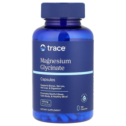 Trace, Magnesium Glycinate, 120 mg, 180 Capsules