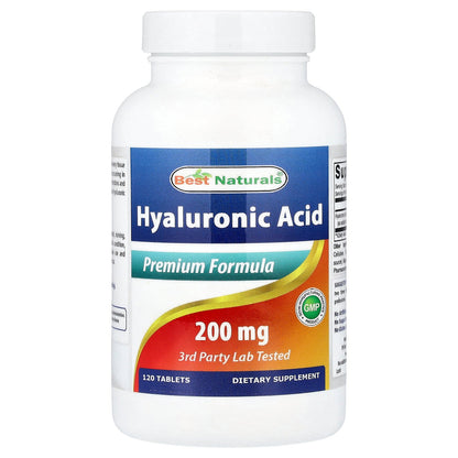 Best Naturals, Hyaluronic Acid, 200 mg, 120 Tablets