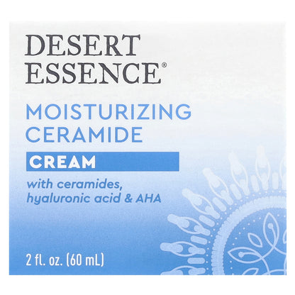 Desert Essence, Moisturizing Ceramide Cream , 2 fl oz (60 ml)