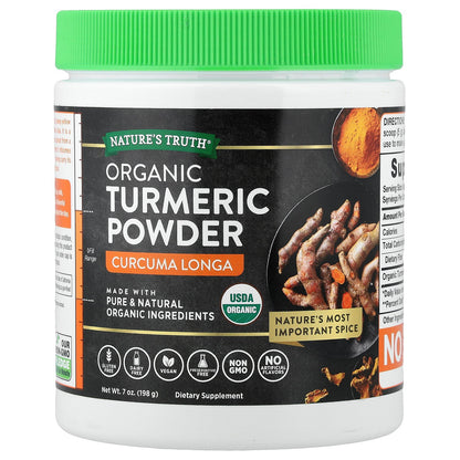 Nature's Truth, Organic Turmeric Powder, 7 oz (198 g)