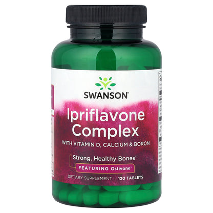 Swanson, Ipriflavone Complex with Vitamin D, Calcium & Boron, 120 Tablets