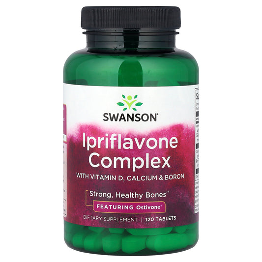 Swanson, Ipriflavone Complex with Vitamin D, Calcium & Boron, 120 Tablets