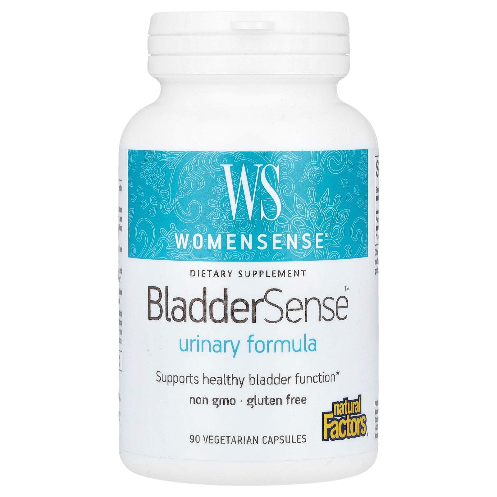 Natural Factors, WomenSense, BladderSense, 262 mg, 90 Vegetarian Capsules