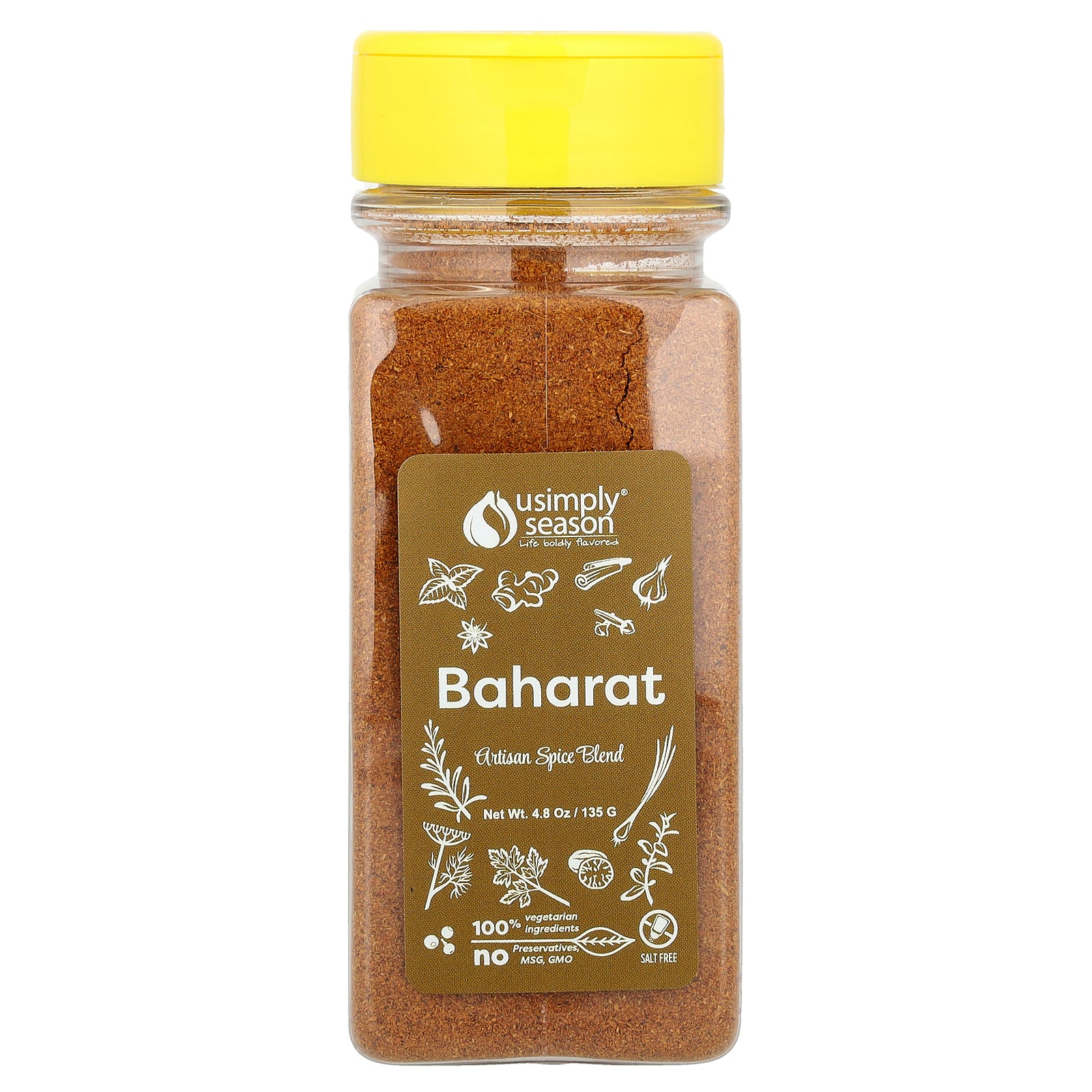 USimplySeason, Artisan Spice Blend, Baharat, 4.8 oz (135 g)