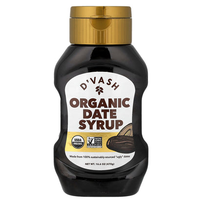 D'vash Organics, Organic Date Syrup, 16.6 oz (470 g)