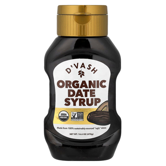 D'vash Organics, Organic Date Syrup, 16.6 oz (470 g)