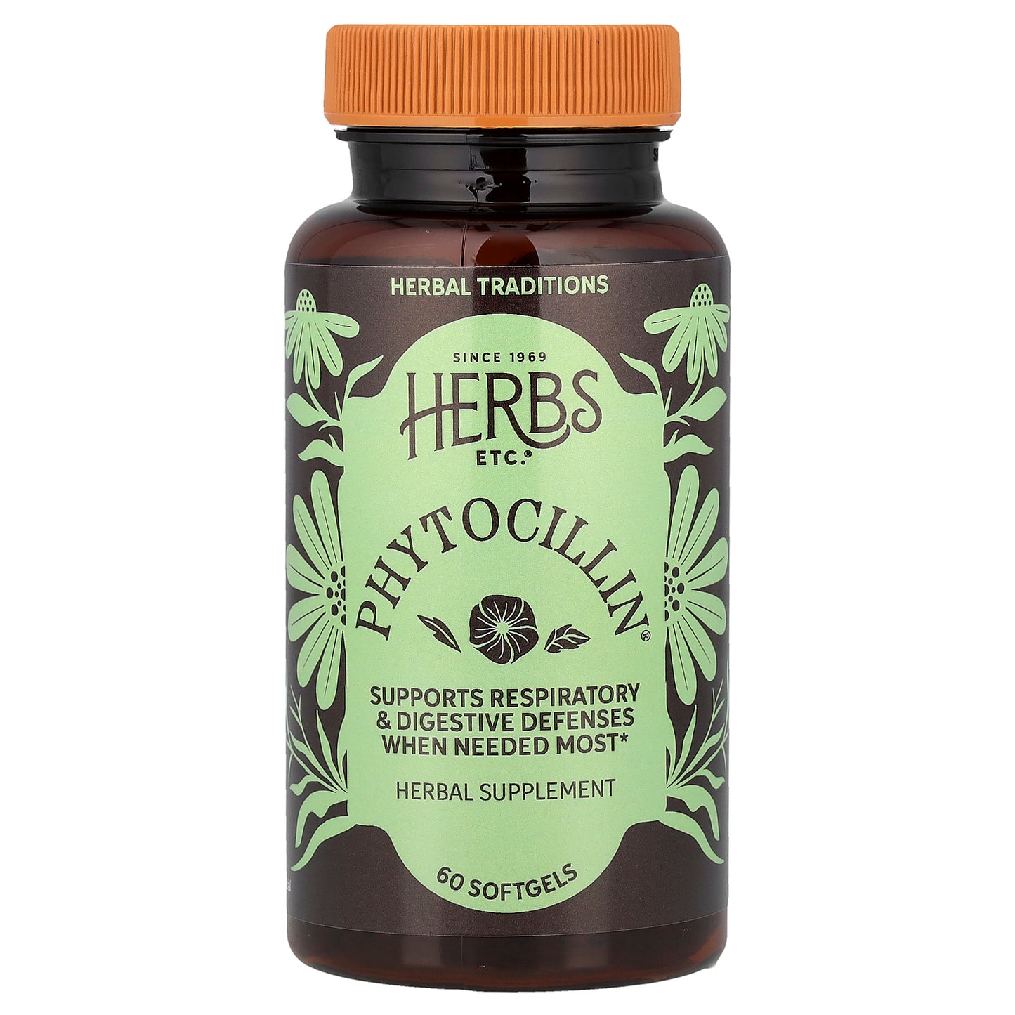 Herbs Etc., Phytocillin®, 60 Softgels (400 mg per Softgel)