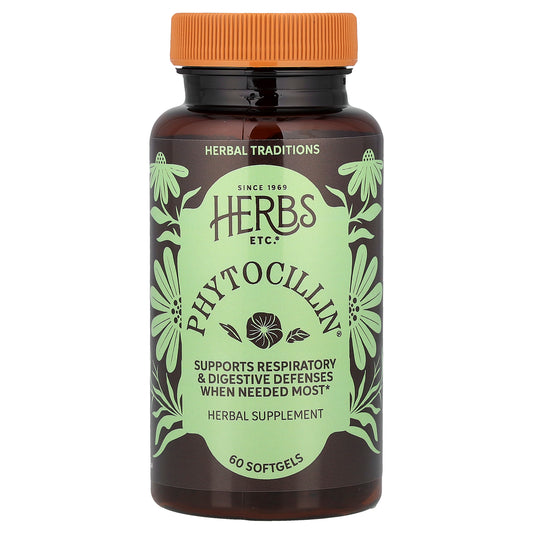 Herbs Etc., Phytocillin®, 60 Softgels (400 mg per Softgel)