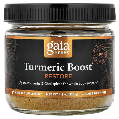 Gaia Herbs, Turmeric Boost®, Restore, 4.3 oz (123 g)