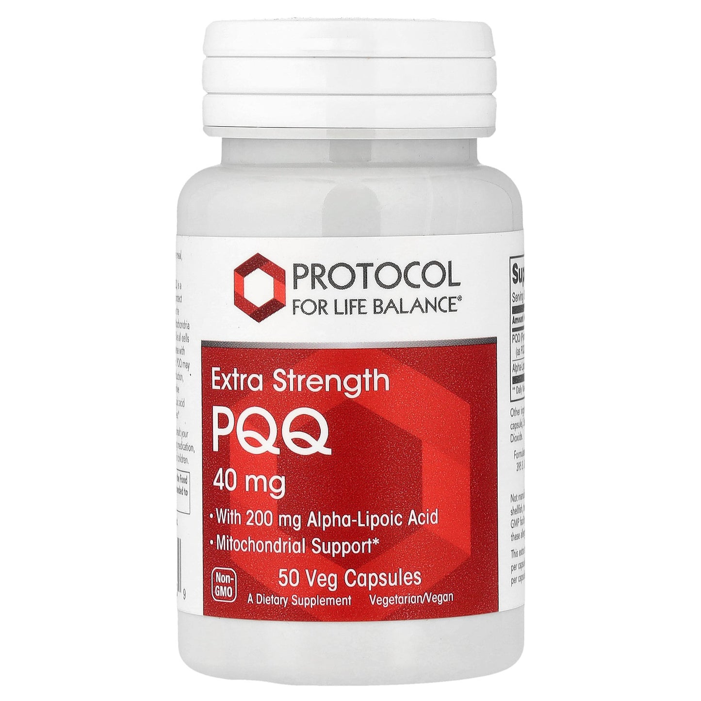 Protocol for Life Balance, PQQ, 50 Veg Capsules