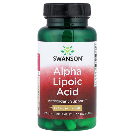 Swanson, Alpha Lipoic Acid, 600 mg, 60 Capsules