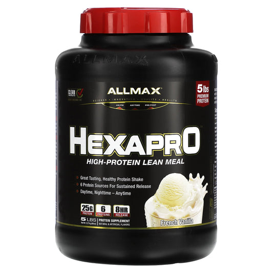 ALLMAX, Hexapro™, High-Protein Lean Meal, French Vanilla, 5 lbs (2.27 kg)