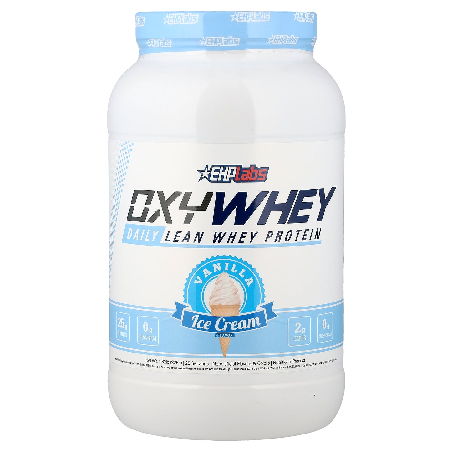 EHPlabs, OxyWhey, Daily Lean Whey Protein, Vanilla Ice Cream, 1.82 lb (825 g)