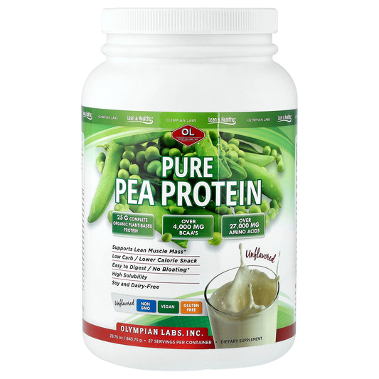 Olympian Labs, Pure Pea Protein, Unflavored, 29.76 oz (843.75 g)