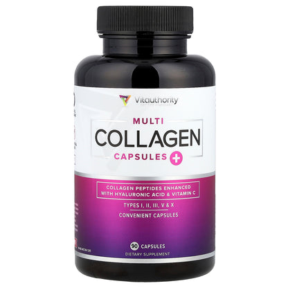 Vitauthority, Multi Collagen Capsules+, 90 Capsules