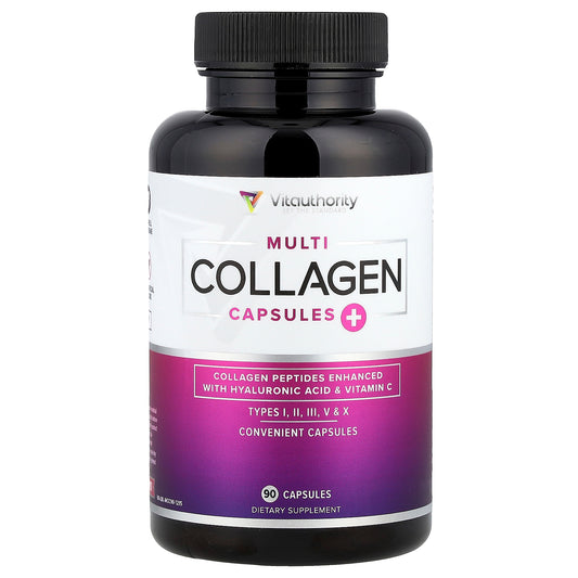 Vitauthority, Multi Collagen Capsules+, 90 Capsules