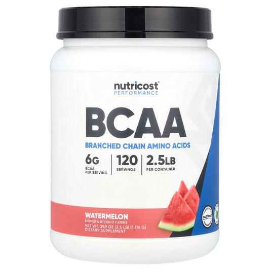 Nutricost, Performance, BCAA, Watermelon, 2.5 lb (1,116 g)