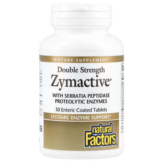 Natural Factors, Zymactive, 30 Enteric Coated Tablets