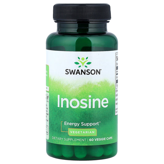 Swanson, Inosine, 60 Veggie Caps (500 mg Per cap)