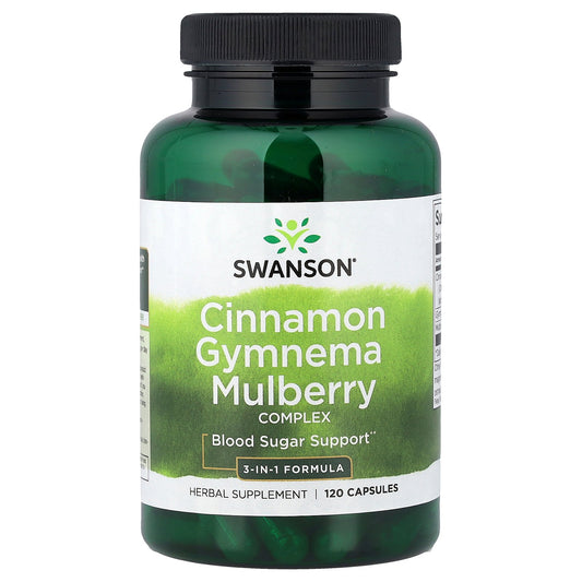 Swanson, Cinnamon Gymnema Mulberry Complex, 120 Capsules