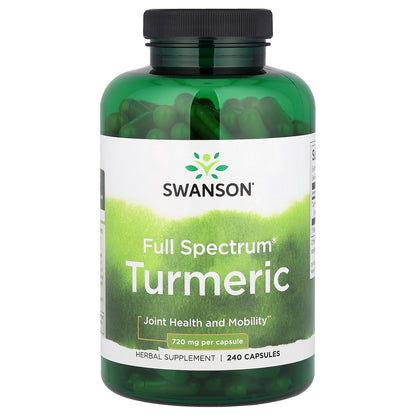 Swanson, Full Spectrum® Turmeric, 240 Capsules (720 mg per Capsule)