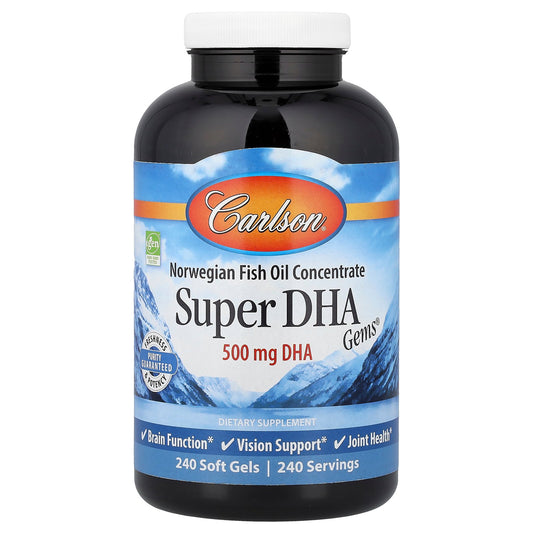 Carlson, Super DHA Gems®, 240 Soft Gels