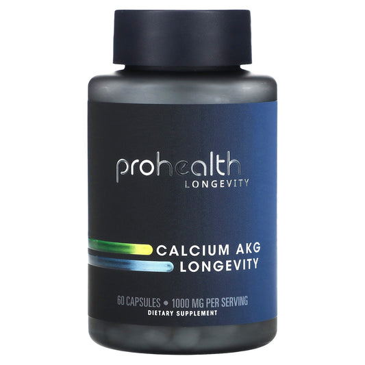 ProHealth Longevity, Calcium AKG Longevity, 60 Capsules (500 mg per Capsule)