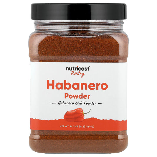 Nutricost, Pantry, Habanero Powder, 16.2 oz (454 g)