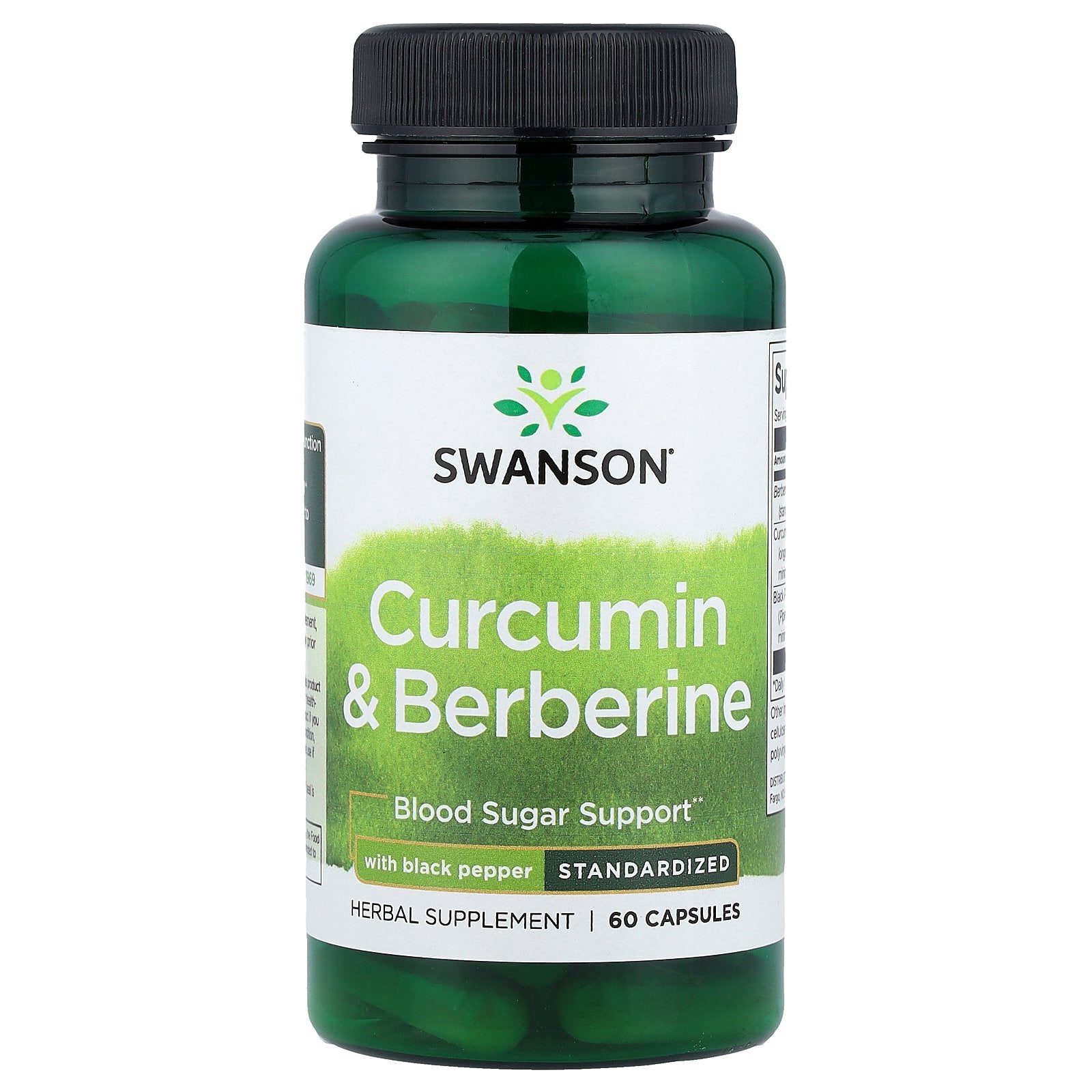 Swanson, Curcumin & Berberine with Black Pepper, 60 Capsules
